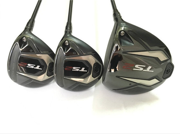 TS2 Golf Clubs TS2 Wood Set TS2 Golf Woods Driver + Fairway Woods KUROKAGE 55 Graphite Shaft With Head Cover