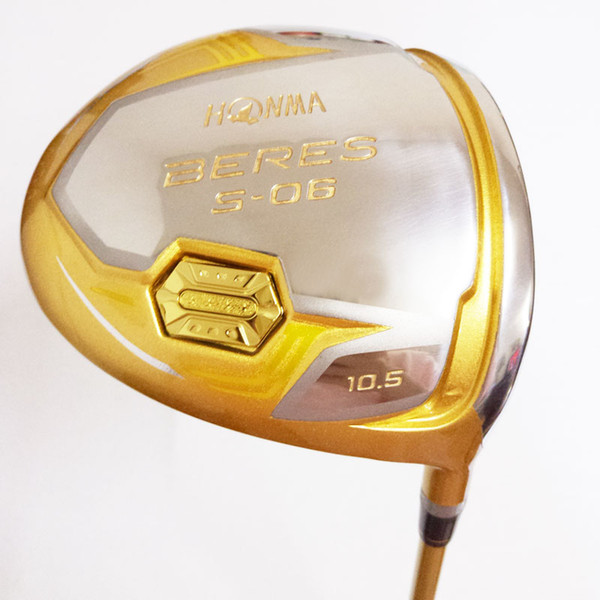 New Golf clubs HONMA BERES S-06 4 Star Golf driver 9.5/10.5 loft Driver clubs Graphite shaft R/S/SR Freeshipping