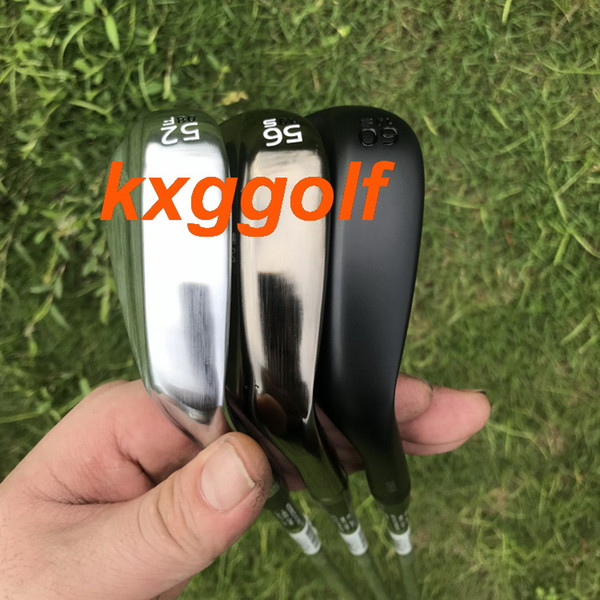 High quality golf wedges S7 wedges silver/grey/black colors 48 50 52 54 56 58 60 62 degree 3pcs with golf clubs