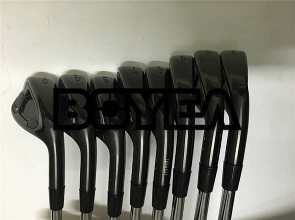 Boyea Golf Clubs Black AP3 718 Irons 718 AP3 Golf Forged Iron Set Golf Clubs 3-9Pw R/S Flex Steel Shaft With Cover