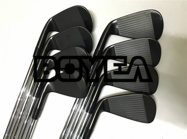 Black AP3 718 Forged Iron Set AP3 718 Golf Forged Irons Golf Clubs Boyea 3-9Pw Regular/Stiff Flex Steel Shaft With Head Cover