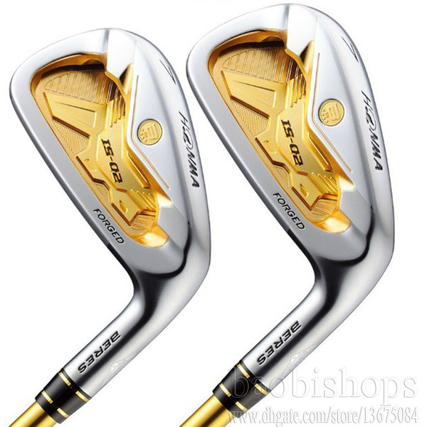 NEW Golf Clubs Honma S-02 4star Golf irons set 4-11 Sw.Aw irons Clubs Graphite Golf shaft R or S flex Free shipping