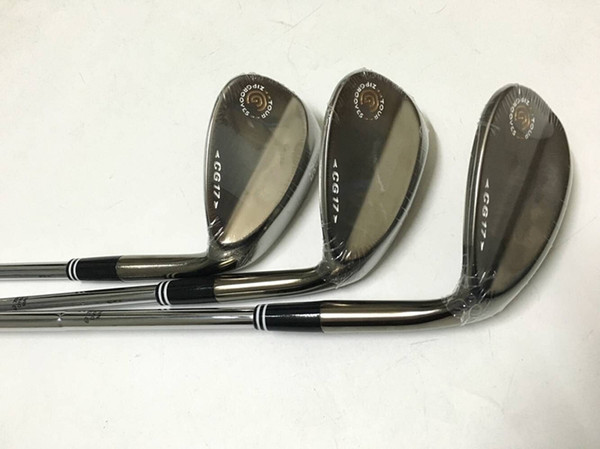 CG17 Wedge Black CG17 Golf Wedge Golf Clubs 52/56/60 Degrees Steel Shaft With Head Cover