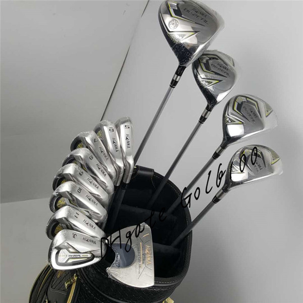 New 525 Golf Clubs HONMA BEZEAL 525 Complete Set HONMA Golf driver.wood.irons.putter Graphite Golf shaft no bag Free shipping