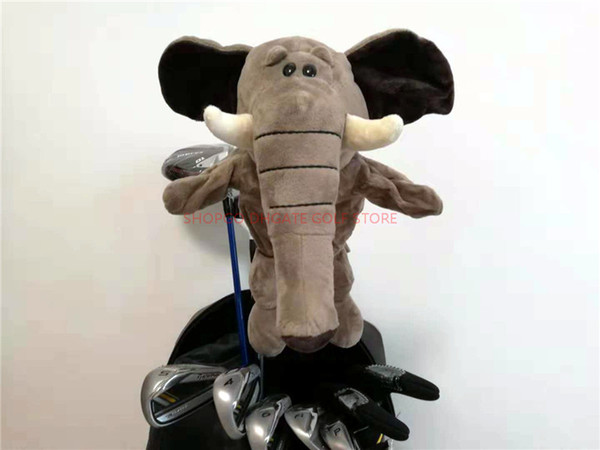 Cartoon Animal Elephant Golf Driver Headcover Golf Cover Sporting Goods Club Accessories Mascot Novelty Cue Gift