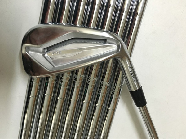 Top quality golf clubs 719 golf irons set with Shaft and Snowflake Grips free shipping by DHL
