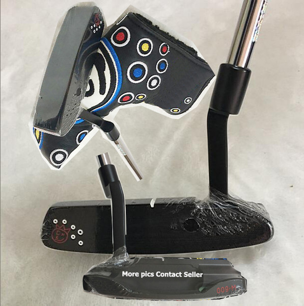 Promotion New Black 009-M Golf Putter + Putter Headcover 33 34 35