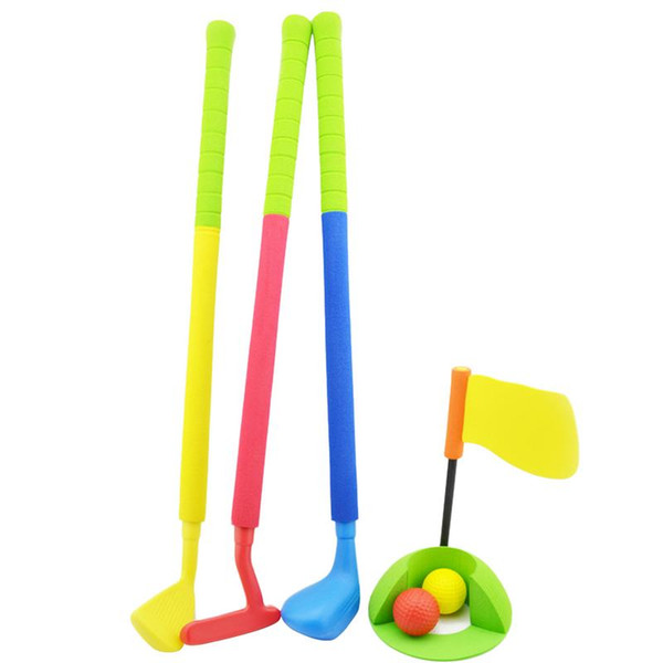 Children's Golf Club Set Kindergarten Safety Training Soft Golf Parent-Child Sports Accessories