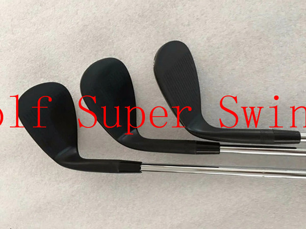 Newest Arrival Golf Wedges Black S7 Golf Clubs Wedge S7 Black 52/56/60 Dynamic Gold Steel Shafts DHL Free Shipping