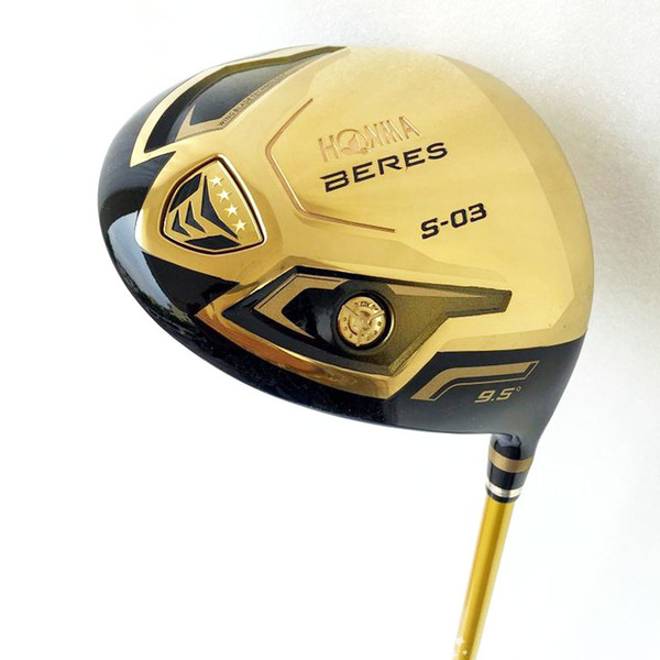 New Golf driver HONMA S-03 4 star gold driver clubs 9.5 or 10.5 loft Golf Clubs driver with Graphite Golf shaft free shipping