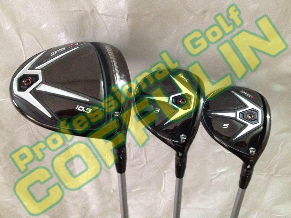 2015 915 D2 D3 Golf Driver 9.5*/10.5* 915F Fairway Woods 15*/18* With Diamana M50 Graphite Shafts Golf Headcovers Free Shipping