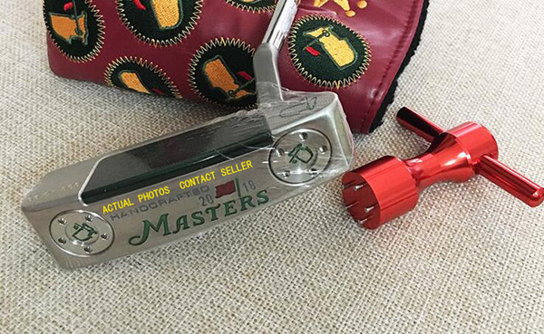 New Y18 Mas ters Golf Putter Changeable Weights With Putter Headcover 33 34 35