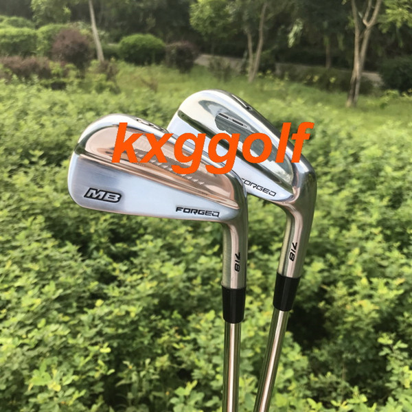 2018 New golf irons MB 718 forged irons set ( 3 4 5 6 7 8 9 Pw ) with dynamic gold steel shaft 8pcs golf clubs