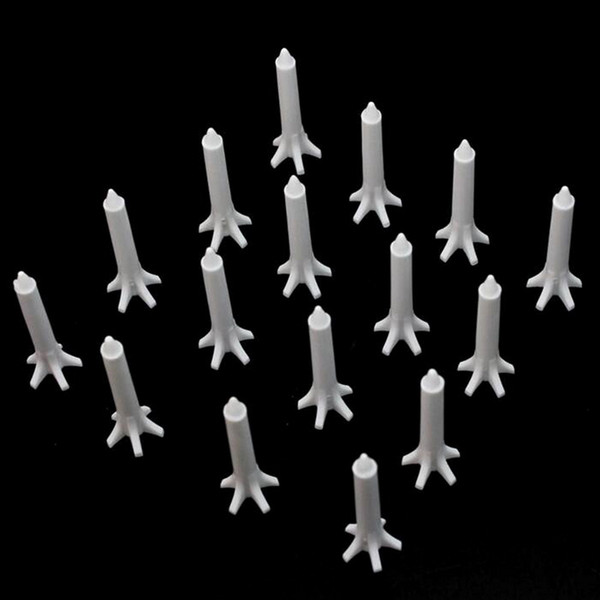 100pcs/lot Durable 1 1/2 inch 38mm White Plastic Claw Shape Golf Tees Golf Accessories