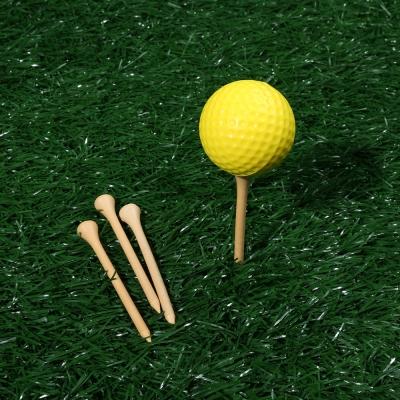 Dominant 100pcs 83MM Durable Bamboo Wooden Golf Tee Golfing Accessory Bamboo Wooden Golfing Training Tee Wholesale Free Shipping