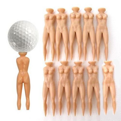 NEW Individual Beauty Golf Tee Multifunction Nude Lady Divot Tools Tees Golf stand 5000pcs/lot