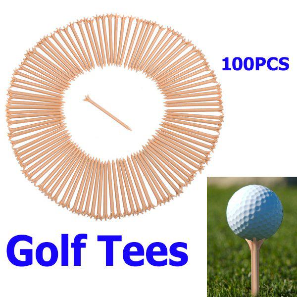 Free Shipping, 100Pcs/pack Professional Prong Plastic Golf Tee Wheat Wholesale