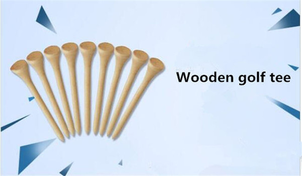 Low price wholesale golf training accessories golf wooden tee Can be customized logo The more quantity the better price