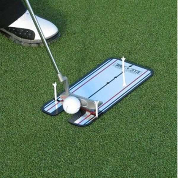 New Golf Swing Straight Practice Golf Putting Mirror Alignment Training Aid Swing Trainer Eye Line Golf Accessories 31 x 14.5cm