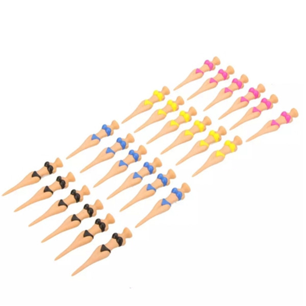 6pcs 80mm Creative Novel Bikini Lady Plastic Golf Tees Divot Tools Golf Equipment free shipping c100-c108