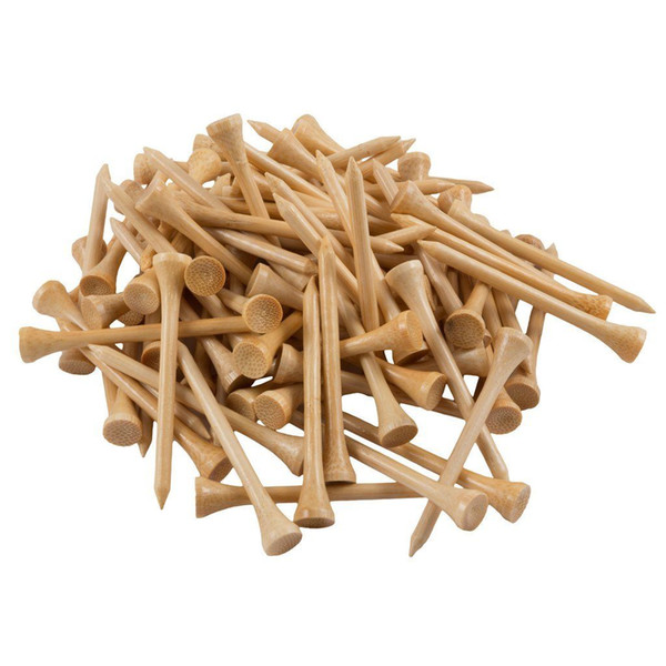 New 54mm short size high quality Biodegradable Less Friction bamboo golf tees 2000pieces tees per lot