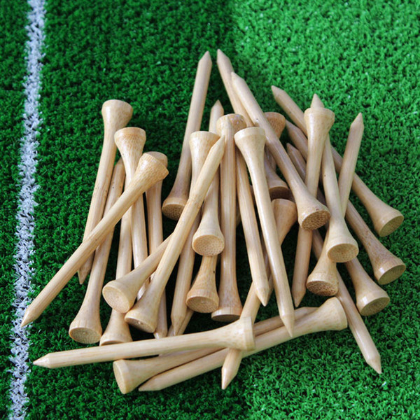 bamboo golf tee Golf Tees 70mm 100Pcs/set 2018 New Hot SaleFree Shipping