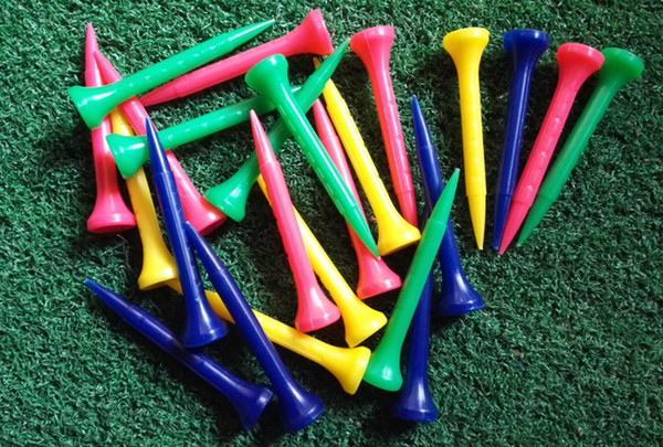 5000 pieces brand new unused 60mm 6cm long plastic golf tees with measure on tee leg