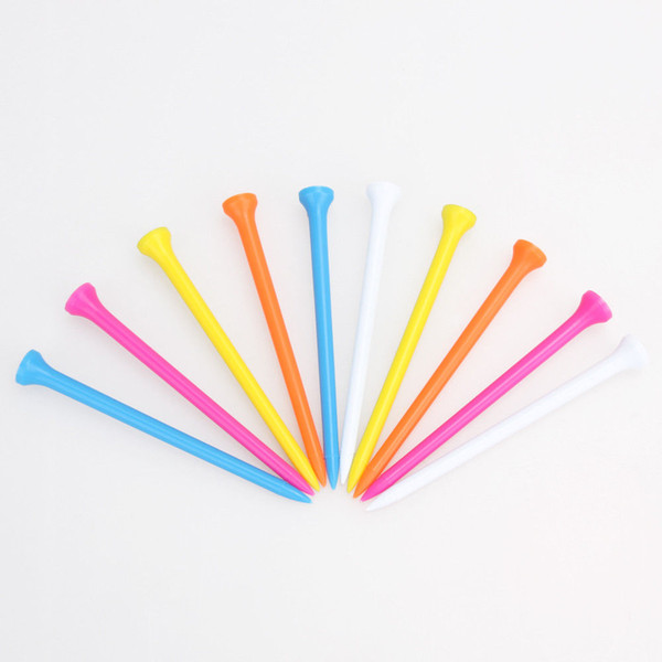 5000pieces new unused high quality 70mm 7cm golf plastic tees mixed colors for sale