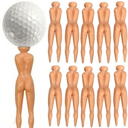 3 inch 7.6cm height Novelty Bikini Girl Woman Sexy Lady Plastic Golf Tees Fun Divot Tools Home Golf Training