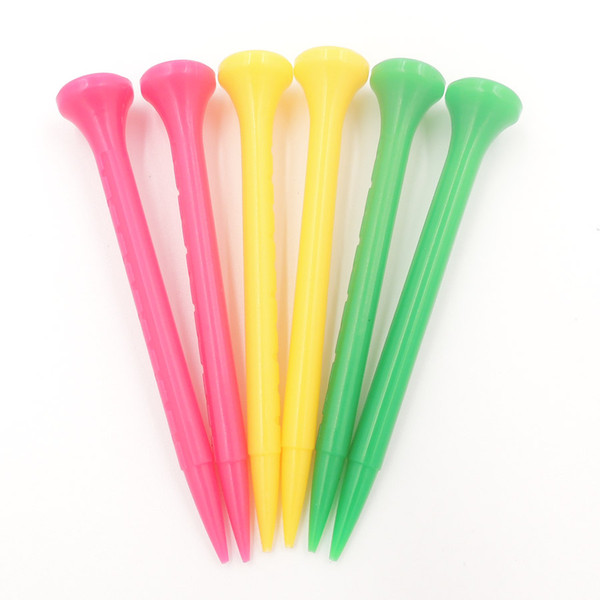 5000 pieces brand new unused 80mm 8cm height plastic golf tees with measure on tee leg