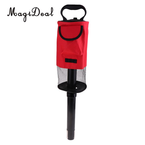 Detachable Golf Shag Bag Tube Golf Accessories Golfer Practice Training Aids Large Holds up tp 65 Balls Collector