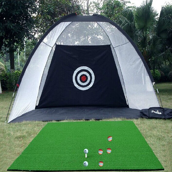 New Arrival 2m*1.4m*1m Golf Practice Net Swing Training Practice Swing Tool Golf Equipment Network Golf Training Accessories