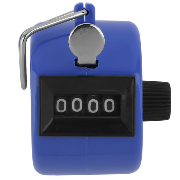 1pcs Sale High Quality Hand held Tally Counter 4 Digit Number Clicker Golf free shipping