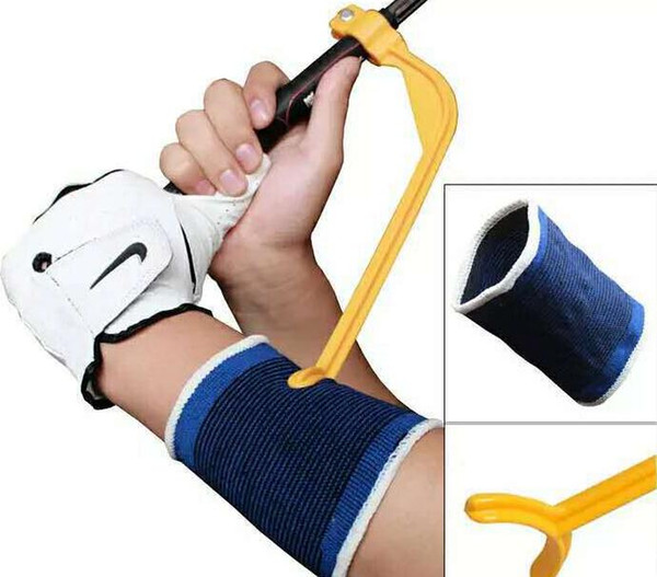 wholesale Practical Practicing Guide Golf Swing Trainer Beginner Gesture Alignment Training Aid Aids Correct Swing Trainer