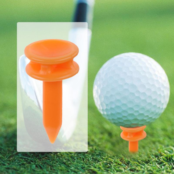 100Pcs/Set Portable to Carry Plastic 69mm Golf Tees Golf Training Aids Essential Outdoor Golfer Accessory for Golfer 68g