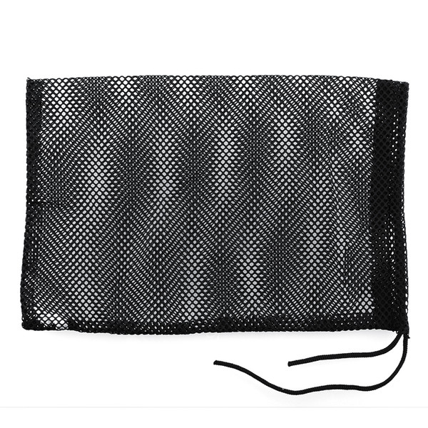 Wholesale- Black Nylon Mesh Bag Pouch Golf Tennis 48 Balls Carrying Holder Hold Ball Storage Training Aid Durable