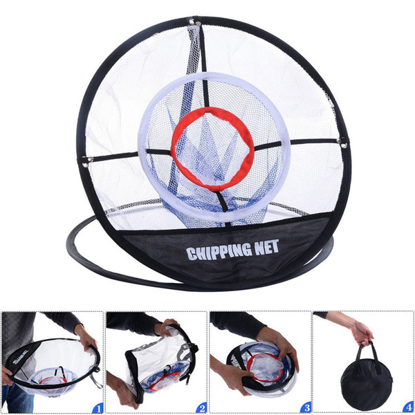 Golf practice net Indoor Outdoor Chipping Pitching Cages Mats Golf Training Aids Metal + Net