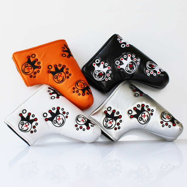 Wholesale- 2017 New PU Clown Golf Putter Cover Colorful Headcovers HOT