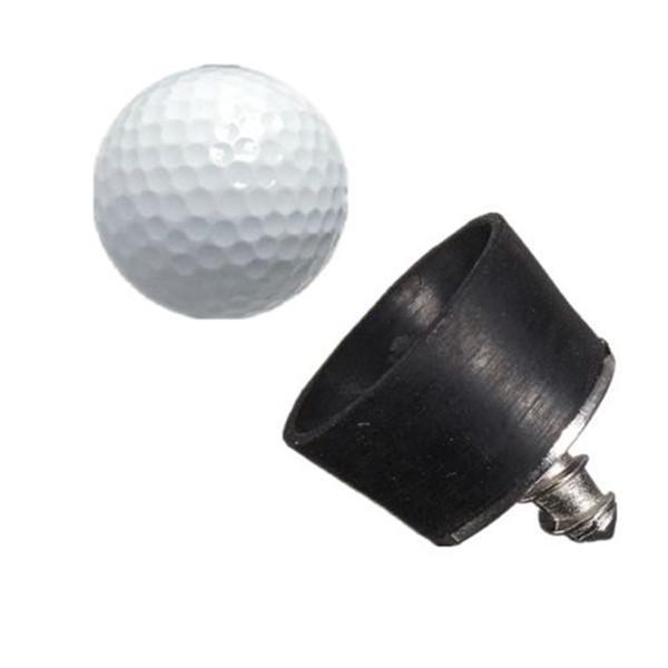 High quality 28x26mm mini black Rubber Golf Ball Pick Up Putter Grip Retriever Tool Suction Cup Pickup Screw golf training aids order<$18no