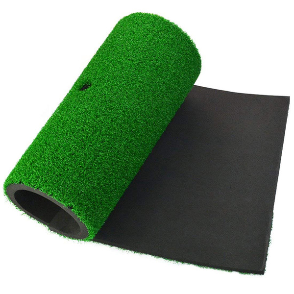 Golf Hitting Mat 60x30cm Practice Rubber Tee Holder Eco-friendly Green Golf Hitting Mat Indoor Backyard Training Pad