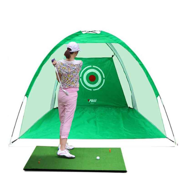 Wholesale golf cages practice net trainer indoor the net set golf chipping net golf training aids