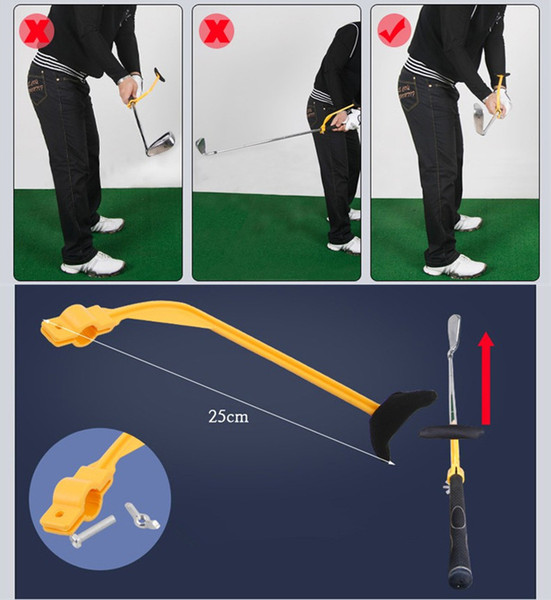 swing trainer Golf Practice Swing Educational Trainer Guide Gesture Alignment Training Wrist Correct Aid Plane Tool Club Golf Training Aids