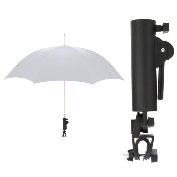 Y0794 Black Golf Club Push Pull Cart Car Trolley Umbrella Holder