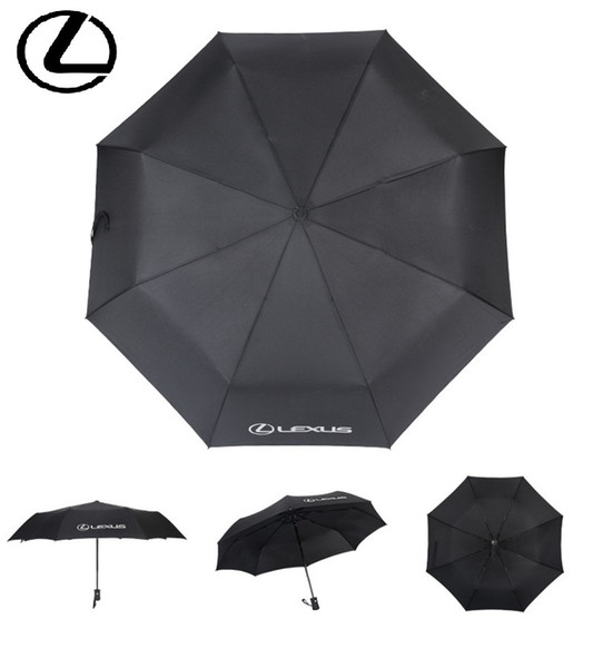 Lexus Logo Sun Umbrella Outdoor Sun Protection Automatic Three-fold Umbrella Printing Golf Designer Umbrella Free Shipping