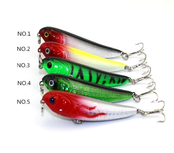 Hot Sale 5PCS Hard Pencil Fishing Lures 7cm Simulated Plastic Baits 5.7g LifeLike Artificial Lure