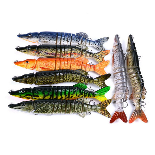 1Pcs 189G /30Cm 13-Segement Isca Artificial Pike Lure Fishing Lures Swimbait Crankbait Hard Bait Fishing Accessory Pike Wobbler