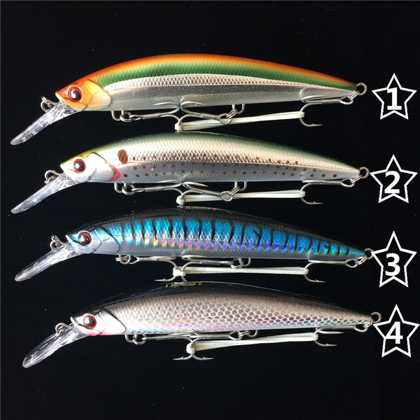 2017 Hot Deep Sea Trolling Lures Bait 11Cm 40G Sea Bait Fishing Feeder Big Minnow Lure Fishing Bait Wobblers of Minnow Baiting