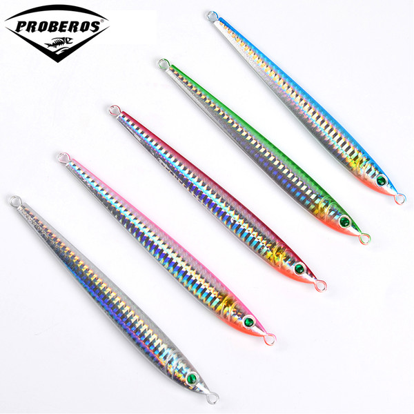 5Pcs Jigging Lead Fish 60-100G 12-14.5Cm Metal Jig Fishing Lure Paillette Knife Wobbler Artificial Hard Bait Crankbaits Fishing Lures