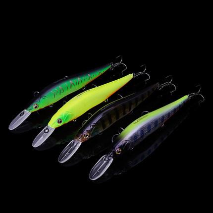 Tsurinoya 4Pcs/Lot Dw50 Suspend Minnow 110Mm Jerk Bait 14.7G Ripbait Fishing Lure Artificial Fishing Bait Tackle Jig Fish Lures