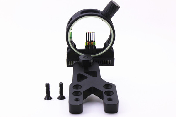 Wholesale - Brand new 5 pin bow sight fiber brass pin without sight light compound bow free shipping bow sight